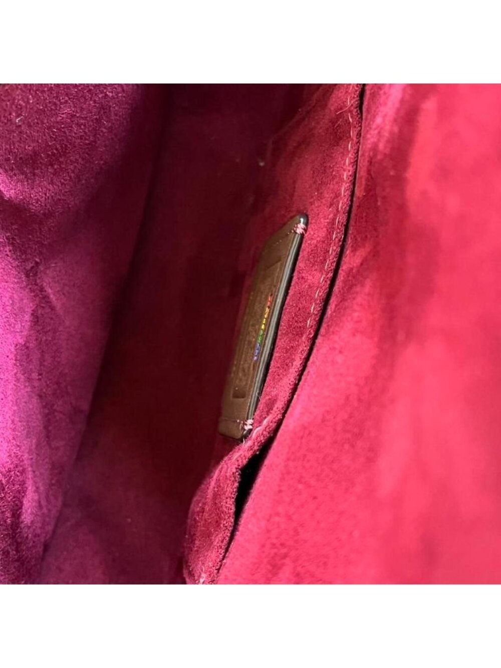 Coach Rainbow Semi-Circle Flap Crossbody Bag Limited Edition Pride Crossgrain - Picture 4 of 7